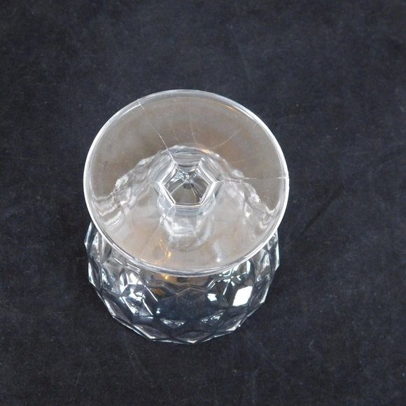 Fostoria American Jam Jelly Compote 4.25” Tall Vintage Elegant Glass NO LID MCM - Picture 6 of 6